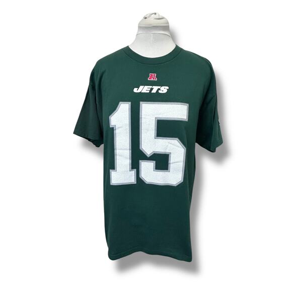 NFL Team Apparel Mens Short Sleeve T-shirt - New York Jets “Tebow 15”, sz L - Picture 2 of 10